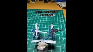 Aeldari dire avenger kitbash how to