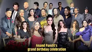 Anand Pandit&rsquo;s grand birthday celebration| Ajay Devgan,Amisha,,Ritesh Shriya Saran, Elli Avram