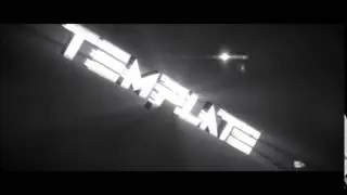Black and White intro template, Blender