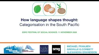 How language shapes thought: categorisation in the South Pacific