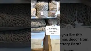 CHRISTMAS DECOR IDEAS FROM POTTERY BARN #christmas2023 #christmasinspiration #potterybarn