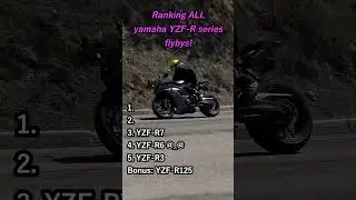 Ranking ALL Yamaha YZF Flybys #yamaha #r9 #shorts