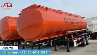 33,000 Liters Fuel Tanker Trailer | China Petroleum Tanker For Sale | 2 Axle Fuel Tanker Trailers