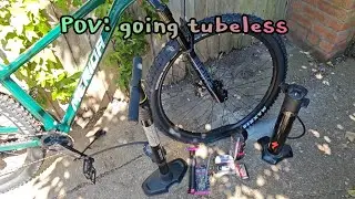 Time to go Tubeless Merida Big Trail 600