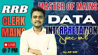 RRB CLERK MAINS | DI & CASELET | MASTER OF MAINS | BY AP SIR #bankexams #mains #rrb #rrbclerk