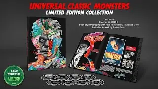 Universal Classic Monsters: The Essential Collection Coffee Table Book Unboxing