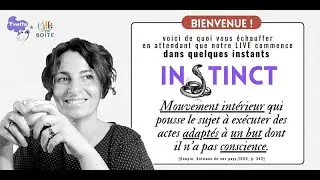 LINSTINCT :  replay papotea live chez YVETTE, le cercle de partage pour micros, solos, et locaux