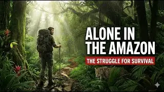 Walking Through the Amazon Rainforest Where Predators Live  First Person Documentary