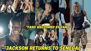 Nicolas Jackson Receives A Hero's Welcome On His Return To Senegal.