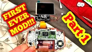 Game Boy Advance| IPS+New Shell Mod| Part 1|Assembly|FIRST EVER MOD!| 9/19/2021 #iamacreator
