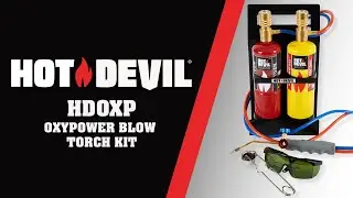 HOT DEVIL HDOXP &mdash; комплект паяльной лампы Oxypower