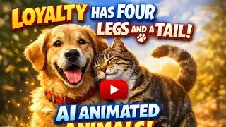 Loyalty has four legs and a tail. || Ai animation animals