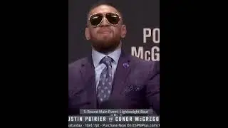 Conor Mcgregor vs The Pink Suit Guy UFC 264 Press Conference