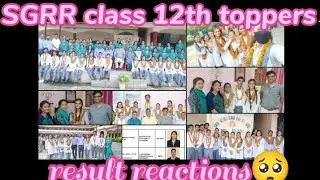CBSE class 12 result ✨|SGRR kotdwara toppers 2021-22 |family reaction on 12 result🥺