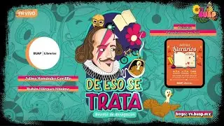 ✒️😃📖 &iexcl;Aprende poes&iacute;a y po&eacute;tica en Librer&iacute;as BUAP! 📖😃✒️ | De eso se trata. Ep. 30 de septiembre.
