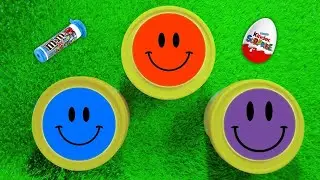 Satisfying Video | Unpacking and Mixing Rainbow Candy in SMILE Boxes ASMR