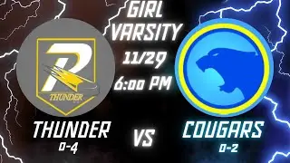 South Dakota Girls Varsity Hockey | Rapid City Thunder vs Aberdeen Cougars 11/29/25