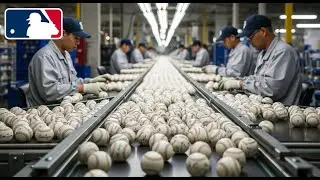 How Official MLB Baseballs Are Made | Inside the Baseball Manufacturing Process ⚾