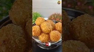LeftOver Crispy N Cheesy Rice Balls Recipe | Ghar Pe Sab Banta hai #shorts #riceballs #cheeseballs