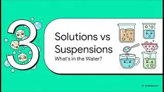 Solubility Test: Test sugar, salt, flour, yeast in water. Learn about solutions and suspensions.