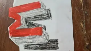 3D Floating Letter 