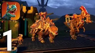 Dino Squad: Online Action Gameplay Walkthrough Part 1 - Tutorial [iOS/Android Games]