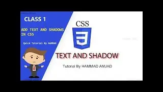 CSS Text And Shadow Tutorial   How To ADD Text Shadow in HTML CSS 2022