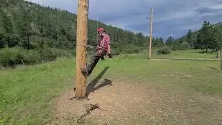 Spar Pole History and Climbing Demonstration, Pueblano 2022