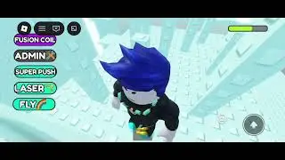 Playing push tower on roblox
