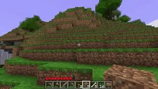 Minecraft beta1.7.3 playing . :)