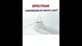 how to draw a spectrum easily/ dispersion of white light easy drawing