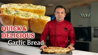 Crispy, Buttery, PERFECT Garlic Bread made right at HOME!🧄🔥