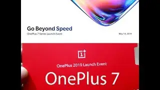 Oneplus 7 Launch Invitation Unboxing