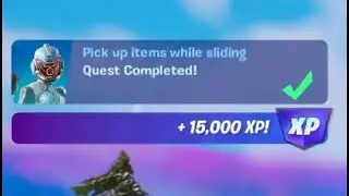 Fortnite - Pick up items while sliding - Chapter 3 Season 3