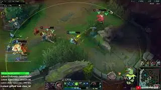 leona baits kaisa into 2v2