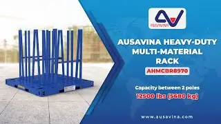 AUSAVINA HEAVY-DUTY MULTI-MATERIAL BUNDLE RACK (AHMCBR8970)