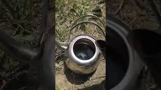 #Tea # Nature An excellent tea that is suitable in nature | Making tea in the desert