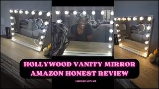 UNBOXING WITH ME |  HOLLYWOOD VANITY MIRROR |  AMAZON MUST HAVE |  BEST AND AFFORDABLE MAKEUP MIRROR