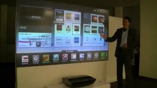 LG HECTO Full HD Beamer mit 100 Zoll Leinwand im Kurztest von Beamer-Discount.de