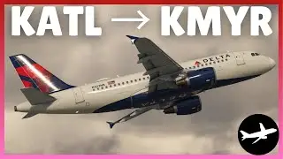 MSFS LIVE |  THE TINY BUS? | Atlanta (ATL) ✈ Myrtle Beach (MYR) | VATSIM |