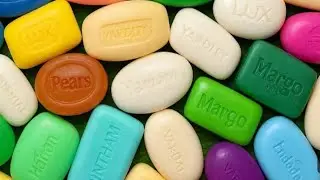 Oddly Satisfying Soap Unboxing & Scrape ASMR🧼Noisy sound. ( No Talking)