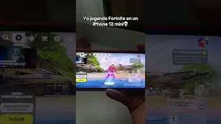 Fortnite en iPhone 12 mini😬☠️ #shorts #fortnite #ios #iphone12mini
