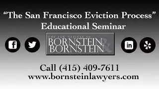 Learn about the SF Eviction Process + Unlawful Detainer Actions