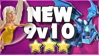 BRAND NEW Single Shock 9v10 Attack | Clash of Clans