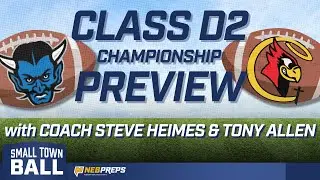 Class D2 Football State Championship PREVIEW | Wynot & St. Mary's | Small Town Ball