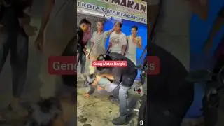 Baru saja begal Menangis. diduga hendak membegal dan diamankan warga TKP batang Kuis deli Serdang