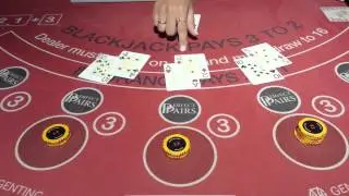 Black Jack dealt by Veronica -  Genting Casino Nottingham Part 1
