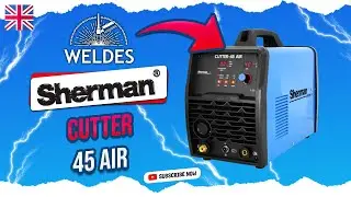 Plasma cutter with compressor Sherman CUTTER 45 AIR - English - Weldes.shop