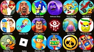 Grimace Monster Scary Survival,Beatbox Survival,Save Prisoner,Stumble Guys,Emoji Puzzle,Mob Control