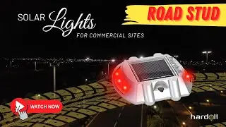 Enhance Safety with Hardoll Solar Road Stud Lights | Waterproof LED Pathway Lights